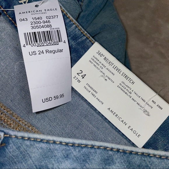 American Eagle jeans size 24 - Picture 5 of 8